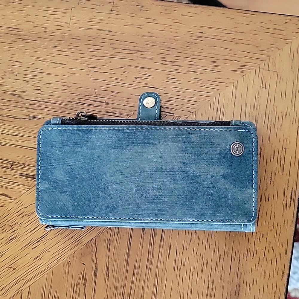 3,/$12 Galaxy s21 regular wallet case. has carry strap!!